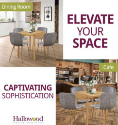 Hallowood Furniture Ledbury Light Oak Drop Leaf Round Dining Table With 4 Taupe Leather Effect Chairs - thumbnail 6