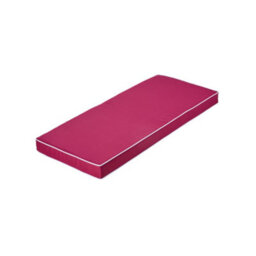 Alfresia Wine Red Garden Bench 2 Seater Cushion, 110Cm Wide, Filled With Thick Luxury Foam