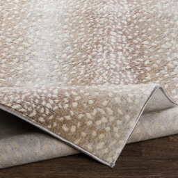 Livabliss Roma-Animal Skin Pattern Tan Grey Ivory Living Dining Bedroom Rug 120 X 170 Cm Easy Care, Non Shedding - thumbnail 4
