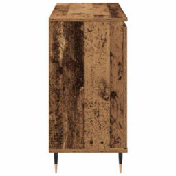 Berkfield Sideboard With Doors & Drawers Old Wood 101,5X35X70 Cm - thumbnail 7