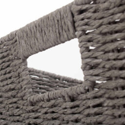 Red Hamper Large Grey Paper Rope Deep Tray - thumbnail 4