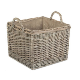 Red Hamper Large Grey Paper Rope Deep Tray - thumbnail 1