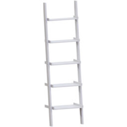 Lassic Vida Designs York White 5 Tier Ladder Bookcase Freestanding Open Shelf (H)1890mm (W)560mm (D)325mm - thumbnail 7