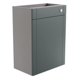 Ashford Matt Kombu Green Shaker Freestanding Toilet Cabinet (H)820mm X (W)595mm - thumbnail 1