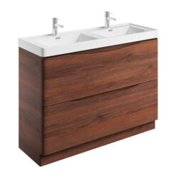 Plum&clay Eden Redwood Floorstanding Vanity Unit With Resin Basin (W)1200mm - thumbnail 4