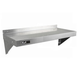 MonsterShop 2Xkukoo Commercial Stainless Steel Shelves Kitchen Wall Shelf Catering Corrosion Resistant & Free Microfiber Cloths 1000mmx300mm - thumbnail 5