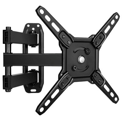 Futura Universal Tv Wall Bracket Mount For 13-43 Inch Tvs, Tilt, Swivel & 90 Rotation, Vesa 75X75mm To 200X200mm, 20Kg Max Load - image 1