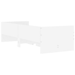 Berkfield Bed Frame With Drawers Without Mattress White 90X200 Cm - thumbnail 8