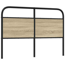 Berkfield Headboard Sonoma Oak 120 Cm Steel And Engineered Wood - thumbnail 5