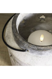 Bloomville Large Stone Star Lantern Vase Earthy, Neutral Decor - thumbnail 5