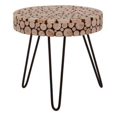 Orsina Design Round Side Table, Stable And Durable Table With Hairpin Legs, Easy To Maintain Cocktail Round Table - image 1