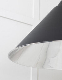 From the Anvil Smooth Nickel Hockley Pendant In Elan Black - thumbnail 6