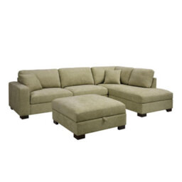 Home Detail Tate Right-Hand Facing Corner Sofa With Storage Footstool, Cream Teddy Jumbo Cord - thumbnail 2