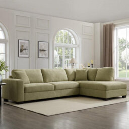 Home Detail Tate Right-Hand Facing Corner Sofa With Storage Footstool, Cream Teddy Jumbo Cord - thumbnail 3