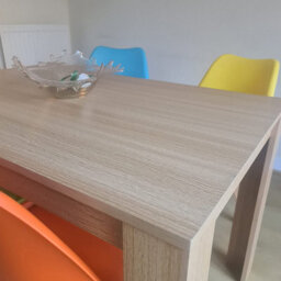 Dining Table With 4 Chairs, Dining Table Room Set 4, Wooden Oak Effect Table Mix Coulur Chairs, Kosy Koala - thumbnail 9
