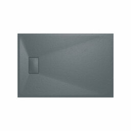 Sundaze 1200 X 800mm Smc Anthracite Rectangle Slate Effect Shower Tray With Fluidmaster 90mm Fast Flow Waste - thumbnail 3