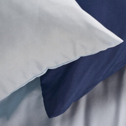 Ohs 2 Pack Soft Microfibre Wrinkle Resistant Housewife Pillowcases - Light Blue - thumbnail 2