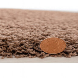 Uetian Mocha Large Shaggy Modern Rug Soft Texture Rug 5Cm Pile Thickness Mocha (160X230) - thumbnail 2