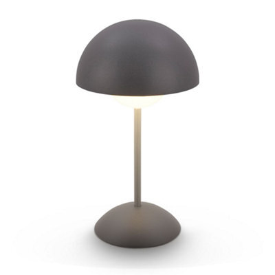 Briloner Anthracite Rechargeable Led Table Lamp Desk Night Light Dimmable Cordless Touch - image 1