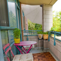 Evre Side Awning 3 Step Collapsible For Terrace Balcony Sun Shade Privacy Blind Fence (160X160Cm, Beige) - thumbnail 3