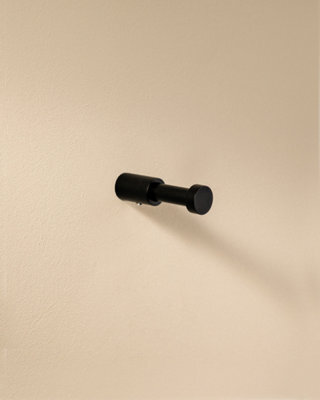 Cosmic Towel Hook, Robe Hook, Coat Hook, Wall-Mounted Matt Black, Logic Collection - image 1