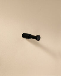 Cosmic Towel Hook, Robe Hook, Coat Hook, Wall-Mounted Matt Black, Logic Collection - thumbnail 1