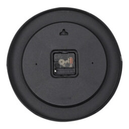 Black 12 In Learning Clock For Kids Silent Telling The Time Teaching Clocks Non-Ticking - thumbnail 2