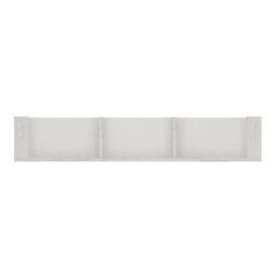 Furniture To Go Angel 118.7Cm Wall Shelf In White Craft Oak - thumbnail 2