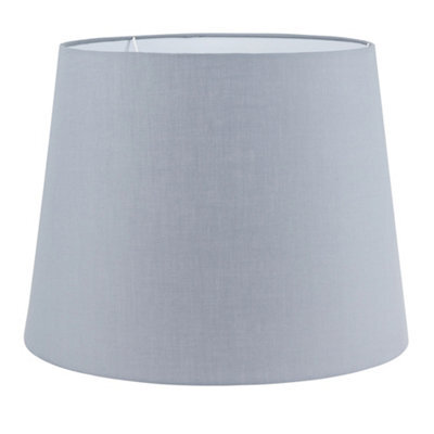 Valuelights Aspen Modern Tapered Table Floor Lamp Light Shade With Grey Fabric Finish (D)45.5Cm - image 1