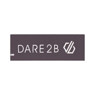 Dare 2B Unisex Adult Microfibre Yoga Mat Towel Black (One Size) - image 1