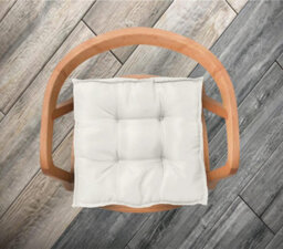 Gc Gaveno Cavailia Outdoor Waterproof Booster Seat Cushion Cream 45 X 45 Cm Living Room,garden Chair, Adjustable Chair Cushion - thumbnail 2