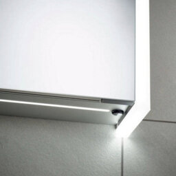 Sensio Ainsley 700X664mm Double Door Led Mirror Cabinet With Bluetooth & Demister - Cool White, Wall-Mounted, Se30794C0 - thumbnail 4
