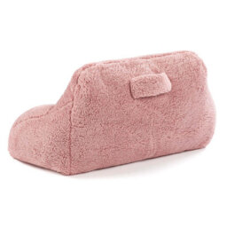 OHS Teddy Fleece Bed Reading Cushion Pillow With Arms Lumbar Support - thumbnail 5