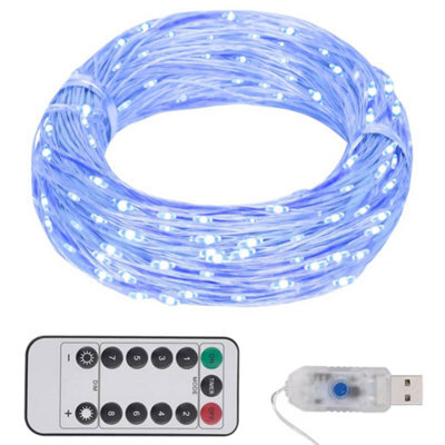 Berkfield Led String With 300 Leds Blue 30 M - image 1