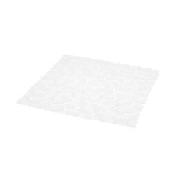 GoodHome Koros White Pebbles Square Bath & Shower Mat (L)53Cm (W)53Cm - thumbnail 1