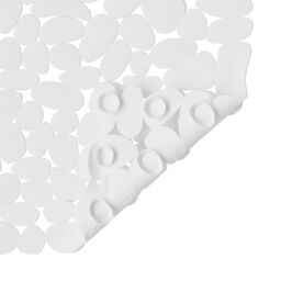 GoodHome Koros White Pebbles Square Bath & Shower Mat (L)53Cm (W)53Cm - thumbnail 3