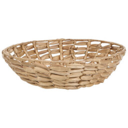 Beliani Set Of 2 Bowls Dalat Wicker Natural - thumbnail 4