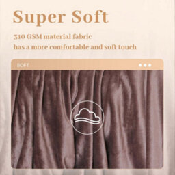 Alivio Small Faux Fur Mink Throw Luxury Super Soft Plain Bed Sofa Settee Throw Blanket - Chocolate - thumbnail 5