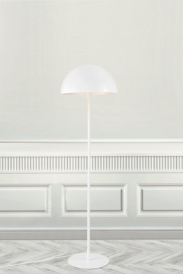 Nordlux Ellen Metal Floor Lamp Dome Shade White,mains - image 1