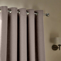 Ameha Beige Linen Texture Fabric Plain Curtain 100%blackout Thermal Insulated 66''x54'' Window Ringtop Curtain Pair With Tie Back - thumbnail 8