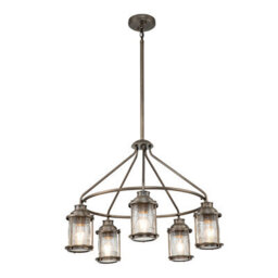 Luminosa Lighting Elstead Kichler Ashland Bay Outdoor Pendant Ceiling Light Burnished Bronze, Ip44