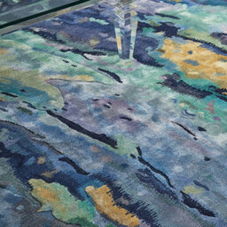 Nourison Prs09 Prismatic Silver Blue Wool Rug-236Cm X 297Cm - thumbnail 3