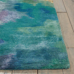 Nourison Prs09 Prismatic Silver Blue Wool Rug-236Cm X 297Cm - thumbnail 8