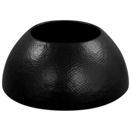 Vidaxl Coffee Table Hammered Aluminium 70X30 Cm Black - thumbnail 4