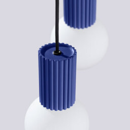Sollux Lighting Halo Aluminum/glass Ultramarine 2 Lights Modern Pendant Lamps - thumbnail 6