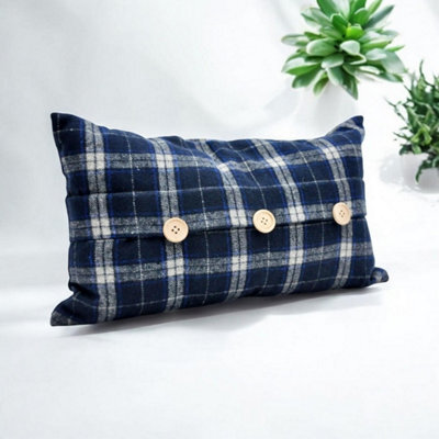 Minster Cushion Cover Only - Velvet - L1 X W50 X H30 Cm - Blue - image 1