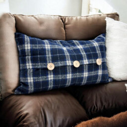 Minster Cushion Cover Only - Velvet - L1 X W50 X H30 Cm - Blue - thumbnail 4