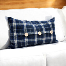 Minster Cushion Cover Only - Velvet - L1 X W50 X H30 Cm - Blue - thumbnail 2