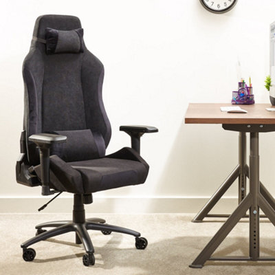 X Rocker Messina Ergonomic Pc Office Gaming Chair - Fabric Black - image 1