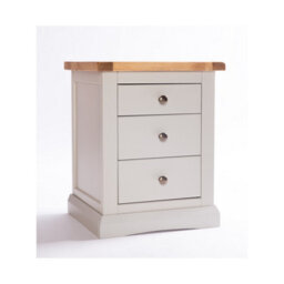 Cabinet Bits Loreo 3 Drawer Bedside Table Brass Knob - thumbnail 2